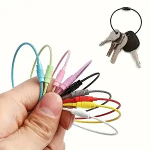 Car Wire Luggage Tag Ties, 5pcs Durable Car Wire Luggage Tag Ties, Universal Car Interior Accessories for Travel & Daily Use, Travel Essentials