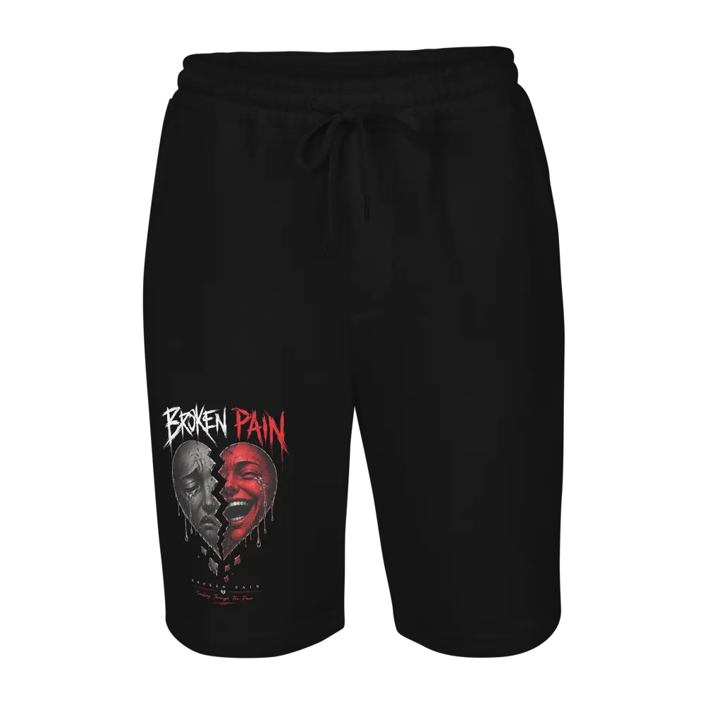 Broken Pain™ Men's Fleece Sports Shorts, Comfortable Casual Bottoms for Gym, Outdoor Activities