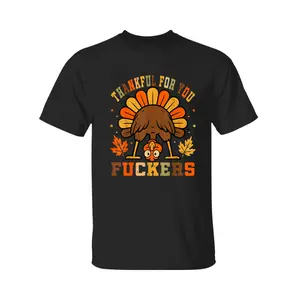 Vintage Thankful for You Fuckers Funny Thanksgiving T-Shirt, Thankful Shirt, For Men, For Women