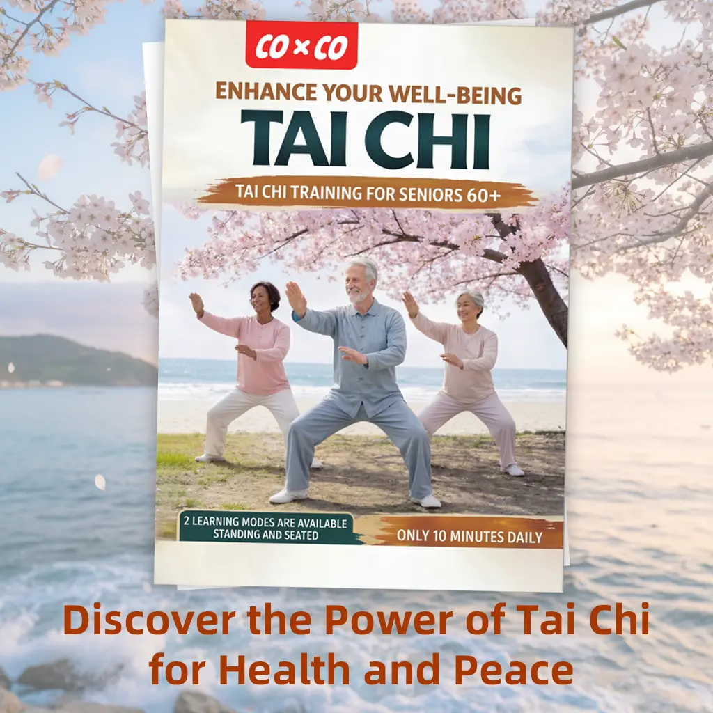 Elderly-Focused Tai Chi Home Practice Guide - 10-Min Daily Sessions, No Prior Knowledge, Dual Modes, 28-Day Program for Balance Improvement & Fall Prevention (School & Educational Supplies for Healthy Living)