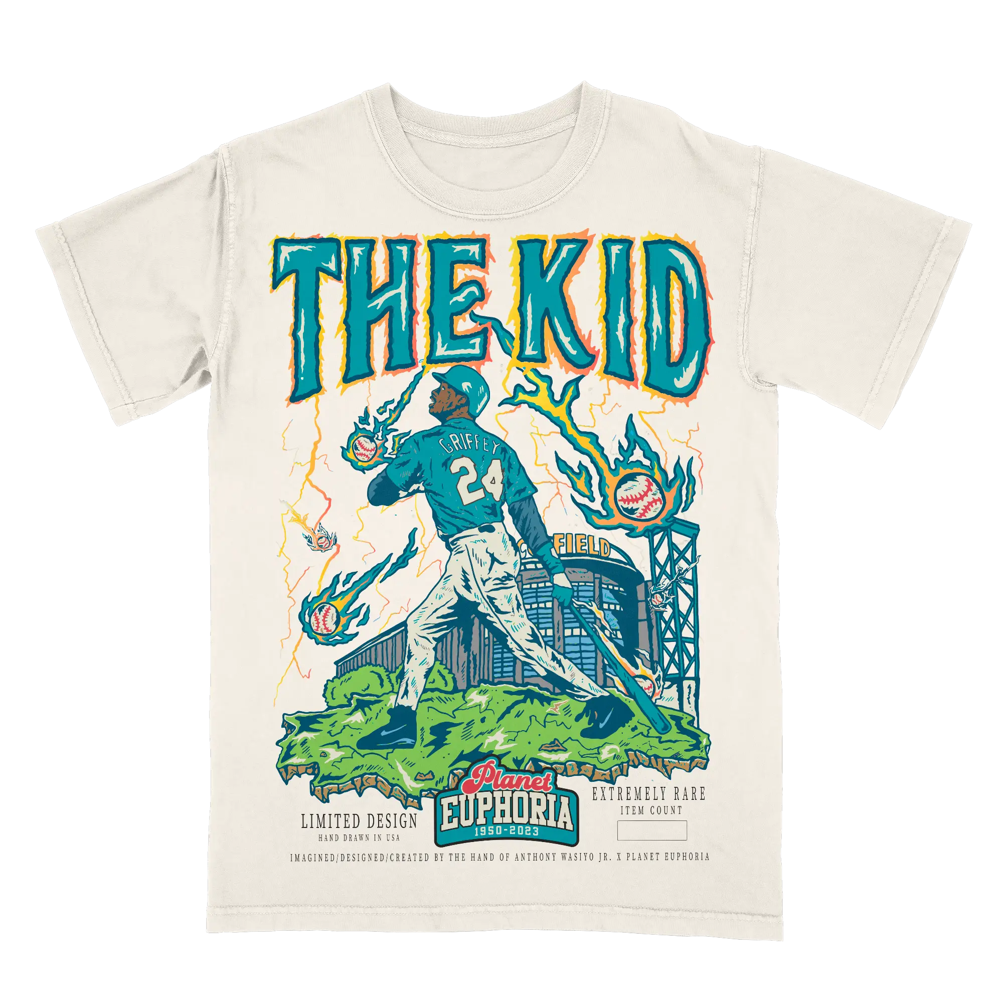Ken Griffey Jr Planet Euphoria Shirt Vintage 90s Baseball Graphic Tee for Men Women Fans Y2k Streetwear