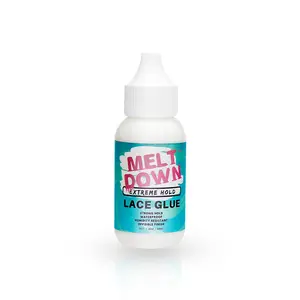 Meltdown Extreme Hold Lace Bond [38ml] - Strong Non-Toxic Fragrance-Free Gel Glue for Wigs Hair Replacement Weft