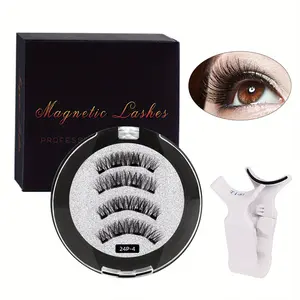 Magnetic Eyelashes Kit — Natural Look, Lightweight & Reusable False Lashes, Glue-Free & Waterproof, Easy Snap-On