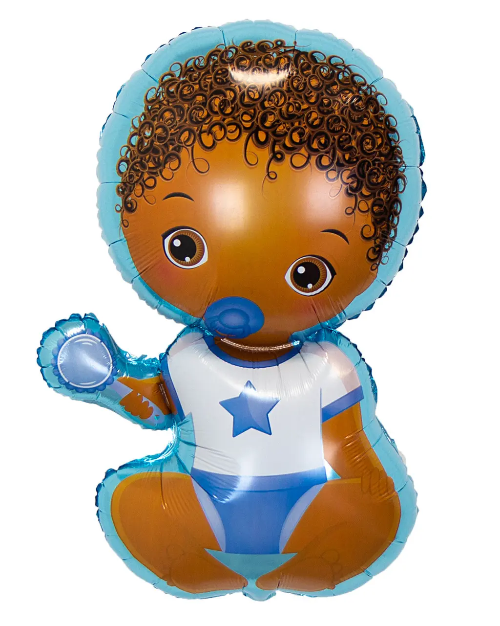 36" African American Baby Boy Balloon