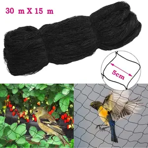 100Ft x 50Ft Bird Netting Heavy Duty Nylon Mesh Garden Netting Protect Fruit Trees, Plants and Vegetables, Bird Netting for Garden Against Birds, Deer,Squirrels