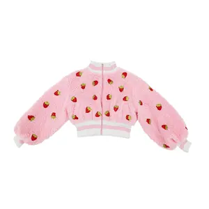 LOL Surprise! x Strawberry Shortcake Sequin Sherpa Jacket