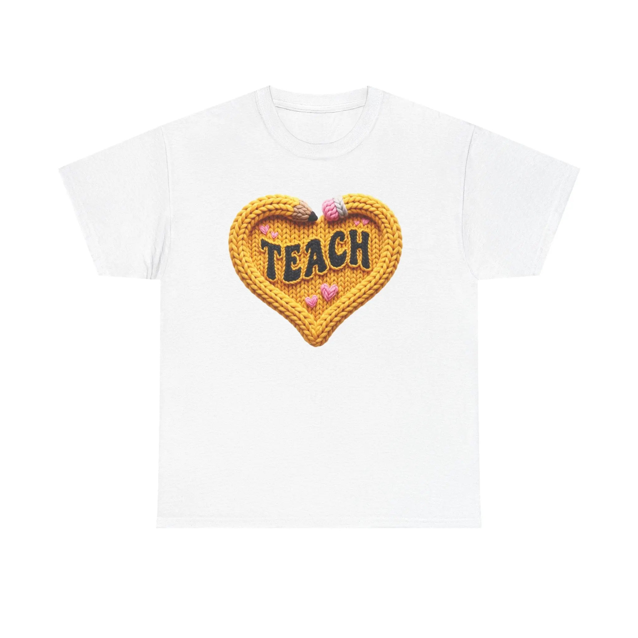 Teah Shirt, Yarn Effect Back to School T-Shirt,