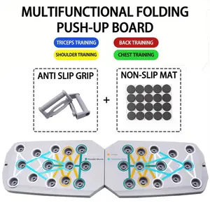 Ultimate Portable Push-Up Board Set Multifunctional Fitness Equipment for Strength Training Muscle Sculpting with Anti Slip Grip & Non Slip Mat