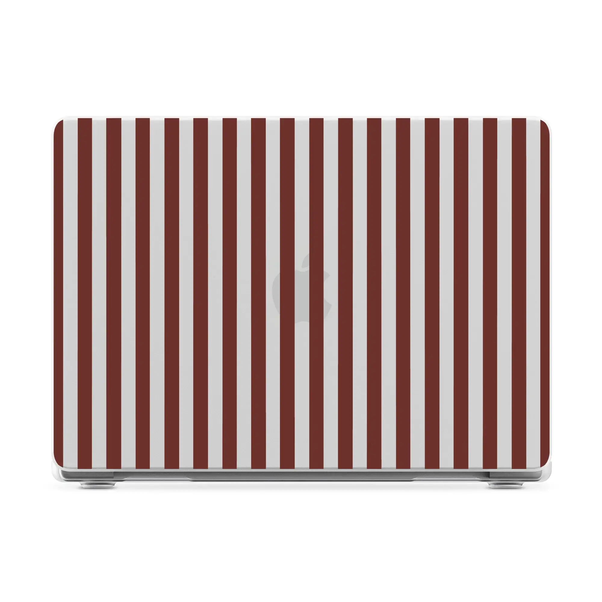 Casely MacBook Case | Sunday in Brooklyn | Blue Stripes Laptop Shell | Snap-on Laptop Shell with Raised Anti-Slip Grip and Bottom Vent Cutouts | Hard Policarbonate Protective Laptop Cover