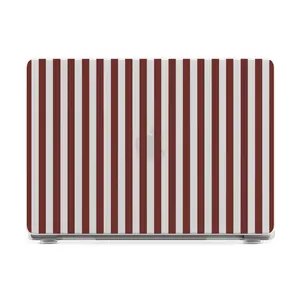 Casely MacBook Case | Sunday in Brooklyn | Blue Stripes Laptop Shell | Snap-on Laptop Shell with Raised Anti-Slip Grip and Bottom Vent Cutouts | Hard Policarbonate Protective Laptop Cover