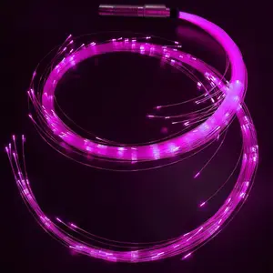Fiber Optic Whip - Rechargeable LED Whip Light, Long-Lasting 5-Hours, APP-Controlled, Rave Accessories for Raves, Parties, Light Shows, EDM Music Festivals, Unique Gifts for Girls