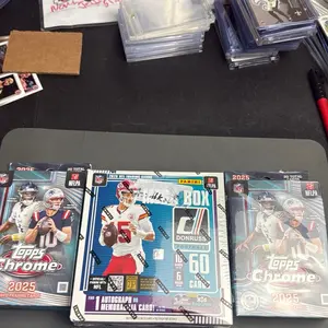 Pick Your Team Break #56. 2x Topps chrome hanger boxes 1x Donruss mega box
