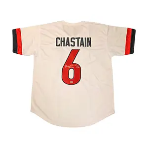 Brandi Chastain USWNT Autographed Signed Inscribed "WCW PK" Pro Style #6 White Soccer Jersey (CX Auth)