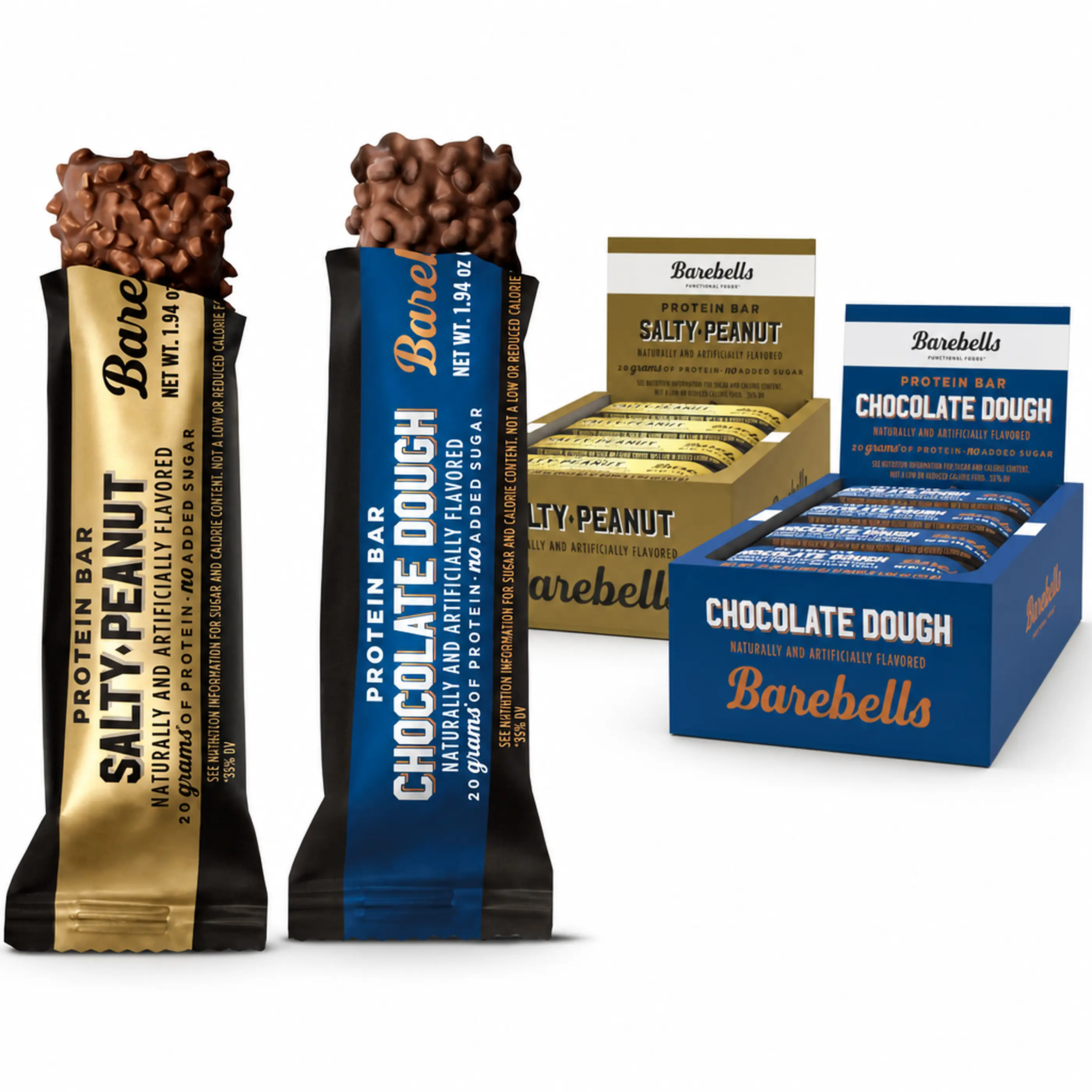 Barebells Salty Peanut & Chocolate Dough - Protein Bar Bundle