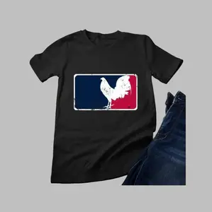 Vintage GameFowl Major League Rooster Graphic Tee Premium Cotton Crew Neck Shirt For Casual Wear And Outdoor Adventures