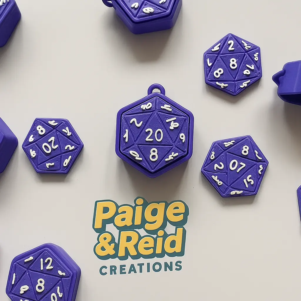 D20 Dice Fidget Clicker