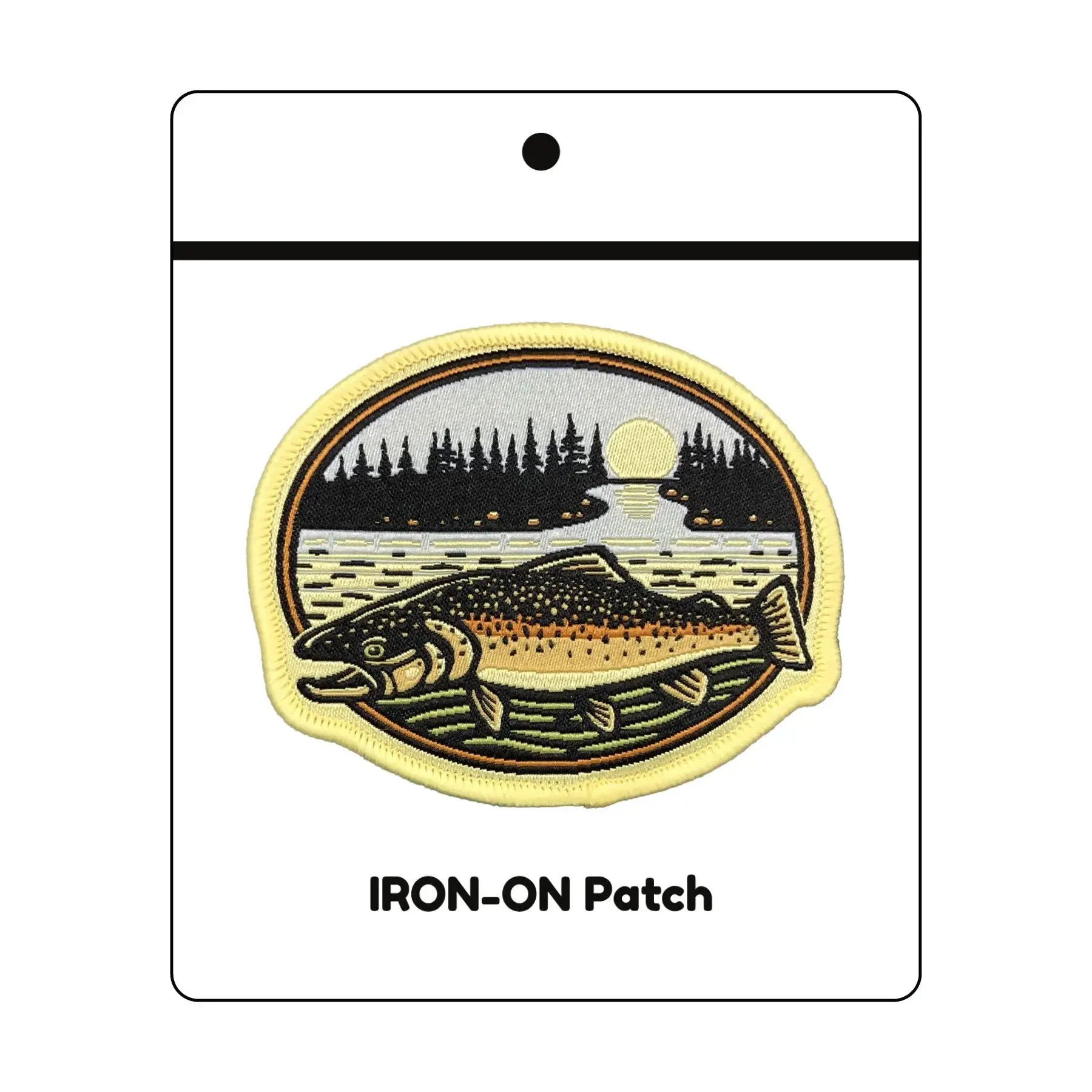 Trout Woven Patch
