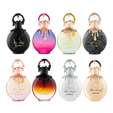 Miss Armaf Women Perfumes Bundle Set: 8 Women's Fragrance Collection (3.4 Oz Each) - Attitude, Grandeur, Voce Viva, Magnifiq, Chic, Mystique, Dazzling, Catwalk, Bundle Set Women's Fragrance