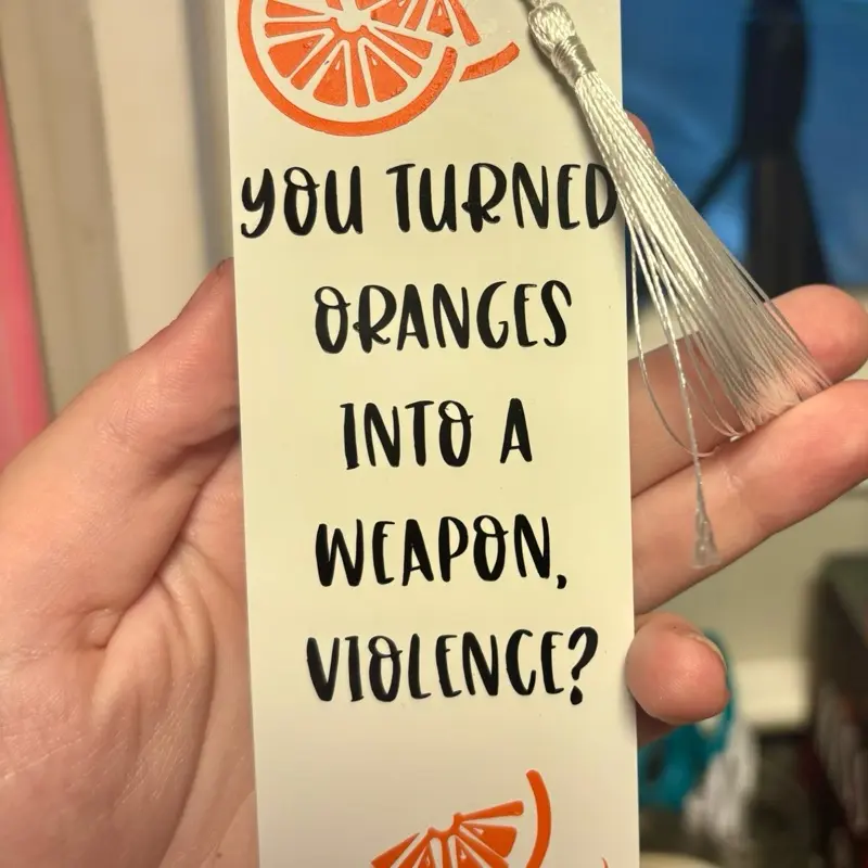 Custom metal bookmark