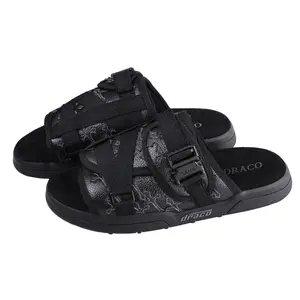 Black Cross Patch Slides | Suede Memory Foam Insole | Most Comfortable Slides You'll Ever Wear | Men Women Streetwear Sandals | Premium Soft Cushion Slip On | Feels Like Walking On Clouds | Summer Sandals
