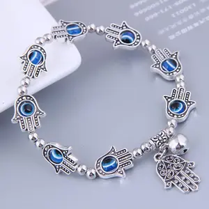 1 piece of uniquely designed Evil Eye Palm women's temperament bracelet, suitable for Halloween and Christmas gifts, daily wear bracelet
