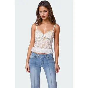 Torin Sheer Lace Tank Top