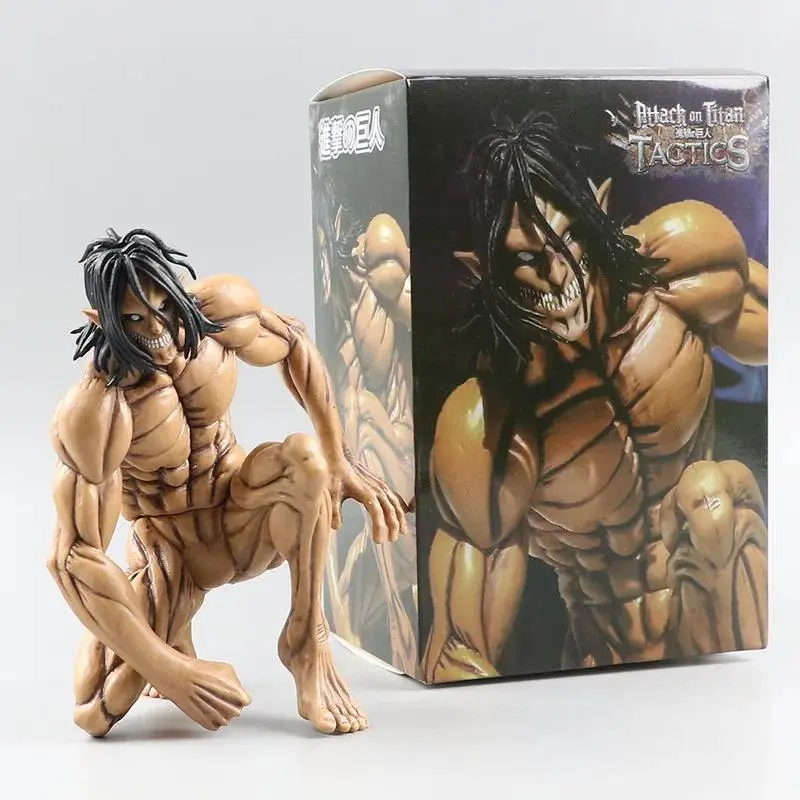 Attack On Titan Eren Jaeger Colossus Form Articulated Action Figure Model Kit - Phthalate-Free Sci-Fi, Science Themed Unisex 12+ Collectible Toy with Fan Exclusive Code, Memory Training & Observation Benefits, Gift for Occupations Fans, House Decoration