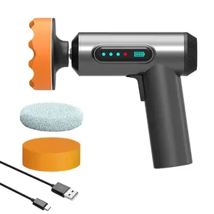 Cordless Car Polishing Machine, Electric Polishing and Waxing Tools, Car Polisher Tool, Car Polishing and Waxing Machine Suitable for Car Detailing 2 2000mAh Batteries