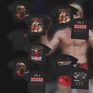 Paddy Pimblett “The Baddy” T-Shirt for Summer, Vintage UFC Fighter Tee, Minimal Portrait MMA Shirt, Combat Sports Streetwear, Cotton Oversized Graphic Tee, Unisex MMA Training Apparel, Gift for Men & Women