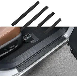 Door Sill Protector Compatible with 2022-2025 Nissan Pathfinder Side Step Protector Side Edge Step Guard Car Door Dust Shield Cover 2024 Pathfinder Exterior Accessories