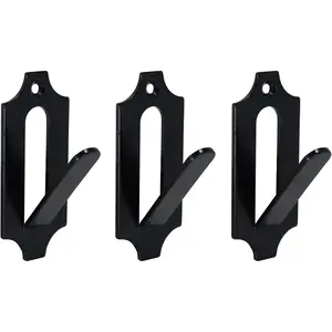3 Pack Of European Skull Wall Mount Bracket Hangers for Deer Mule Antelope Coyote and Small Game Animals - Complete with simple & easy Installation Kits - Suitable for Indoor or Outdoor Use