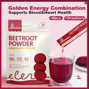 Edenara Beetroot Juice for Men& Women with Maca Strewberry Powder Great Higala Instant Drink Mix Sachet good Beverage Organic Natural Beverage