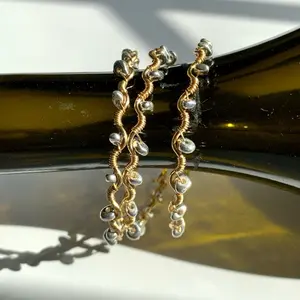 Handmade Mixed Metal Wire Bracelet – Adjustable, Dainty, Trendy Jewelry