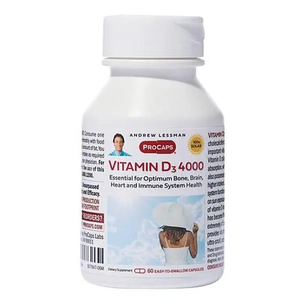 Andrew Lessman Vitamin D3-4000 - 60 Capsules