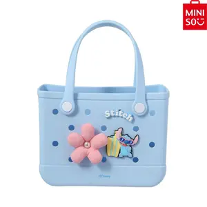 Disney Stitch Series Mini Lunch Bag for Women & Kids - Clog-Style Durable Handheld Tote, Compact Portable Handle Bag, Cute Lunch Box Carrier for Students & Office Workers