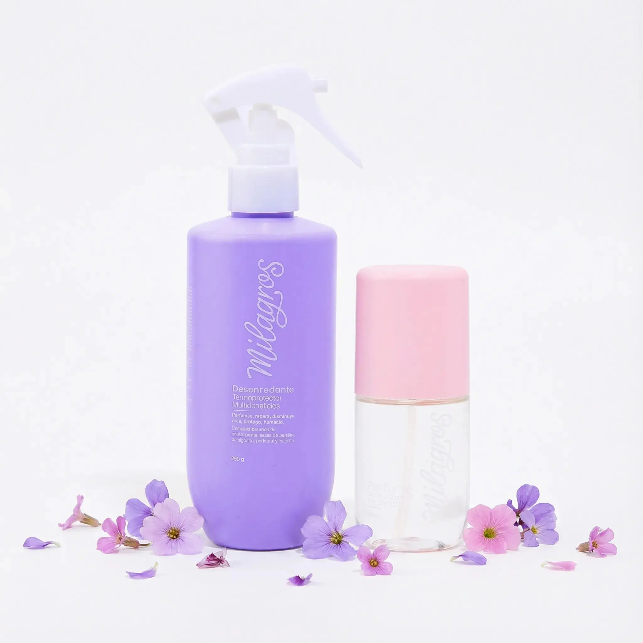 Milagros Desenredante Termoprotector y Milagros Perfume Capilar Irresistible ( 2 pack)