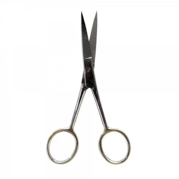 Scissor 4.5" Straight Nail Scissors – Gold Handle  #878-S
