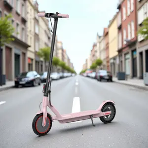 Foldable Electric Commuter Scooter Her Ride, Her Rules: Bold Pink & Puncture-Proof Power
