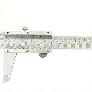 High Precision Vernier Caliper, Manual Slide Measuring Tool with 0.02mm/0.001" Accuracy, Durable Measurement Instrument