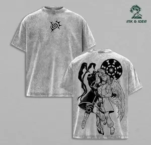 Estarossa Mael Anime T-Shirt, Seven Deadly Sins Commandment Love Shirt, Archangel Mael Manga Graphic Tee, Oversized Vintage Washed Dark Anime Streetwear, Heavy Cotton Unisex Shirt, Dark Fantasy Anime Top, Gift For Anime Fans