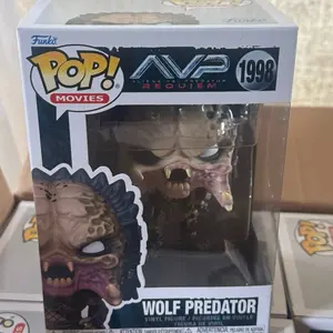 Funko Pop! Movies Wolf Predator Vinyl Figure from Aliens vs. Predator Requiem 1998 Edition Collectible Toy