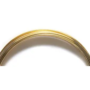 3MW852-H: Xtra Heavy Memory Wire Bracelet Gold Plate 9 Coil - Package