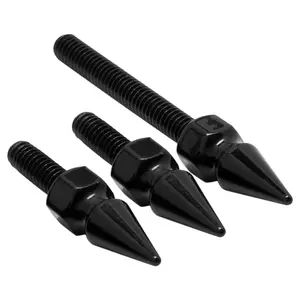 Spiked Windshield Bolts in Black for Harley® Touring '14-'25