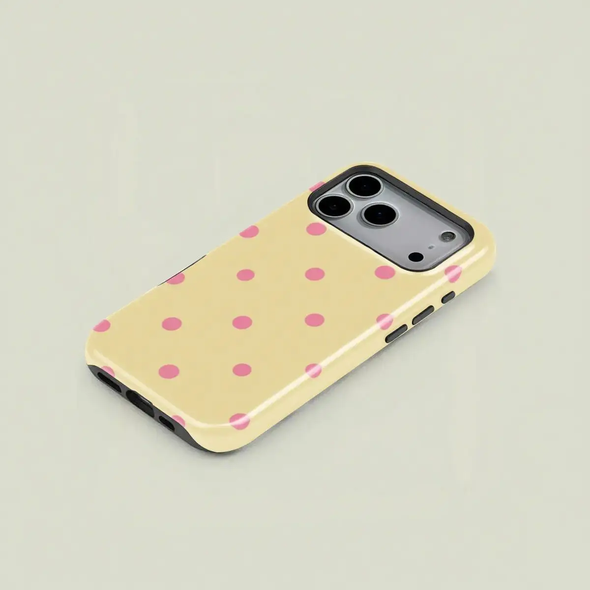Polka Dot Pattern Phone Case, Durable Two-In-One Protection,phone Case Suitable for Iphone 11/12/13/14/15/16/17 Pro Promax Plus Air and Samsung S22/S23/S24/S25 Plus Ultra Fe