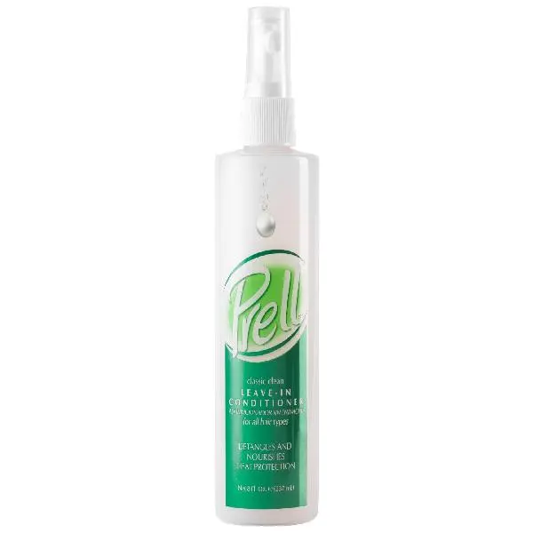 Prell Classic Clean Leave-In Conditioner – Detangles, Nourishes & Protects with Lightweight Heat Defense | 8 fl oz