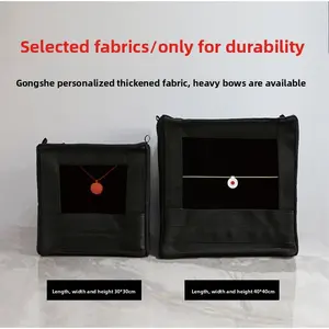 Target box black extra thick 30cm practice fine canvas 40cm target box hit-resistant collapsible target box