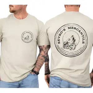 Sevro's Mercentile T-shirt, Red Rising Merch, Howler Shirt, Book Lover Gift Unisex 2 Sides T-Shirt Classic Cotton Comfortable