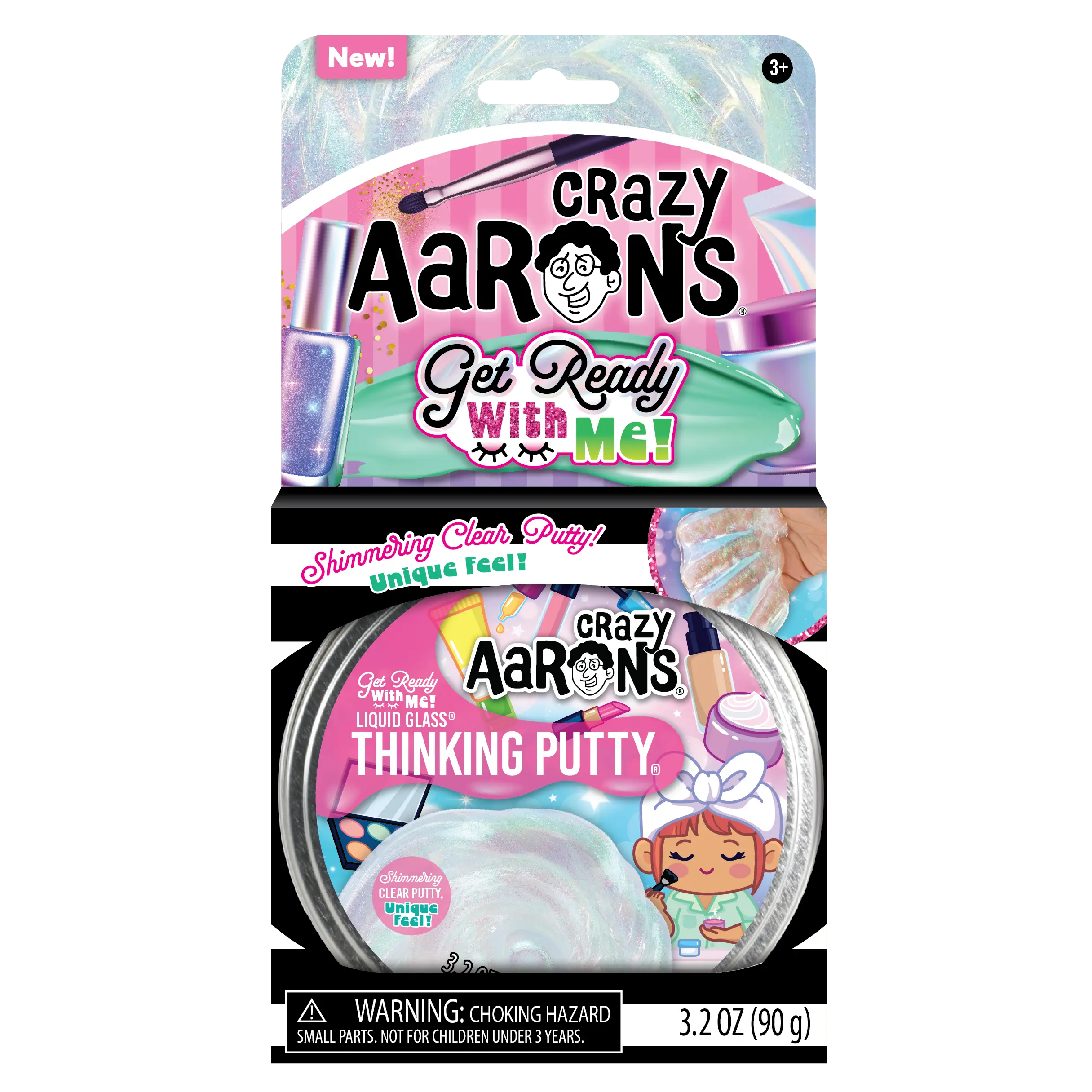 Crazy Aaron's Putty | Get Ready With Me! Shimmering Glitter Clear Putty