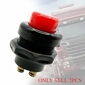 2pcs Truck Modification Start Button Switches (copper Terminals), Diesel Generator Start Switch, Horn Button Switch. Super Quality!