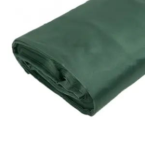 Hunter Emerald Green Lamour Satin Fabric Bolt, Heavy Matte Satin Fabric By The Yard - 54"x10 Yards